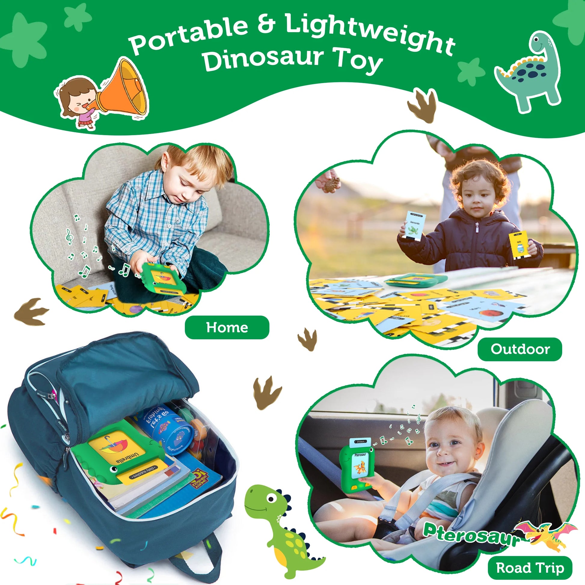 Talking Flash Cards, Educational Interactive Preschool Toys