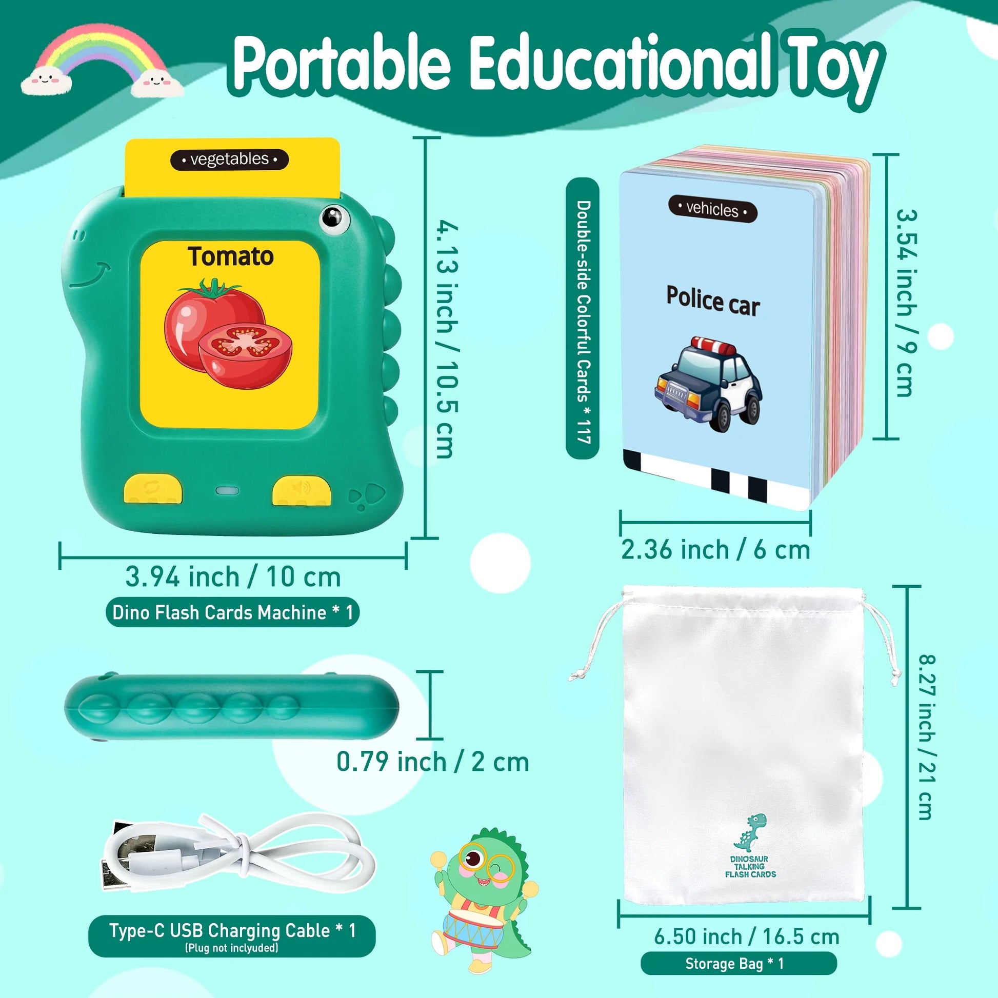 Talking Flash Cards, Educational Interactive Preschool Toys